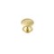 Kaid 1.2" Diameter Brushed Gold Mushroom Knob Multipack (Set of 10)